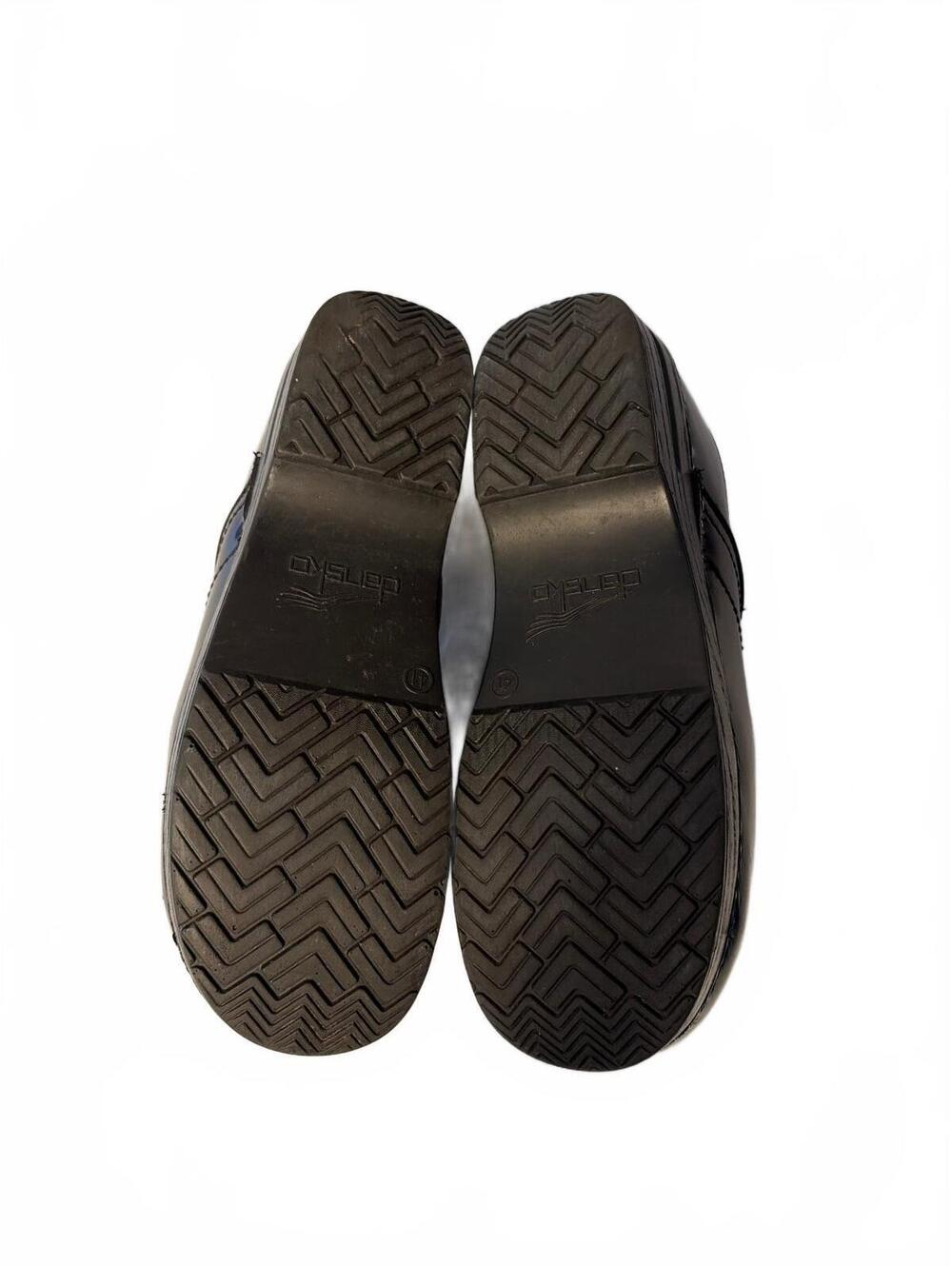 DANSKO Professional Black Patent Leather Clogs Size 41 10.5 11 - Picture 6 of 10
